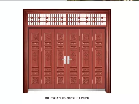 GX-M8017（家乐福六开门）仿红铜
